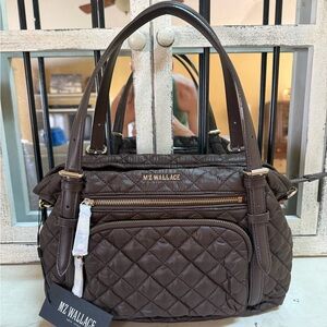 MZ Wallace Walnut Crosby Tote